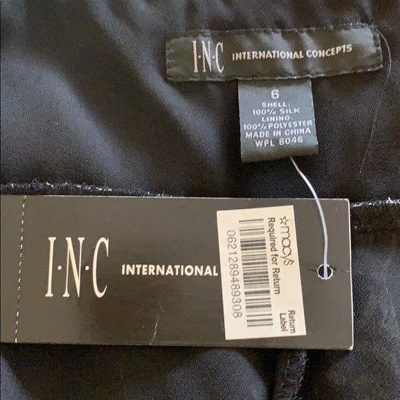INC International Concepts silk sheer layered 6 - Picture 8 of 9